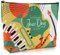 Kytpyi Borsa Cosmetica, Borsa Trucco da Viaggio, Tema Musicale Trousse Trucchi Donna per Amanti della Musica Tifosi, Personalizzato Pochette Trucchi come Compleanno Anniversario Concerto Regalo