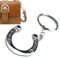 Porte-clés en forme de fer à cheval porte-bonheur, porte-clés en forme de fer à cheval, porte-clés pour femme, porte-clés en alliage de zinc, porte-clés porte-bonheur pour sacs, cadeau pour femme,