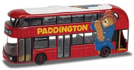 Corgi – TV-Filmlizenz und Event CC89206 Paddington 3 Neue Routemaster-Busse, Druckgussmodell im Maßstab 1:72