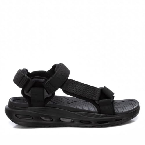 XTI - Sandalen Herren Schwarz - Bequeme und vielseitige Schuhe - Casual Mode - Modell 14410502 (Größe 41)