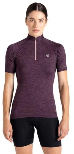Dare 2b Damen-Fahrradtrikot mit Reißverschluss, Deep Plum, 38