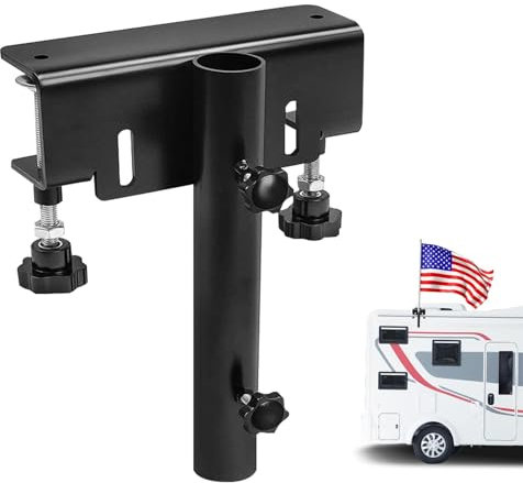 LKW -Flaggenhalter, Einstellbare Flaggenmolderhalterung, Universelle Heckklappe Banner Mount, Innovatives Design, Mühelose Fliege Von 26,67 Cm Für Sportveranstaltungen