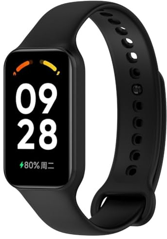 GoodZwetch Armband Kompatibel mit Xiaomi Mi Smart Band 8 Active/Redmi Band 2 Armbänder, Weich Silikon Sport Ersatzarmband für Xiaomi Smart Band 8 Active Uhrenarmband für Damen Herren