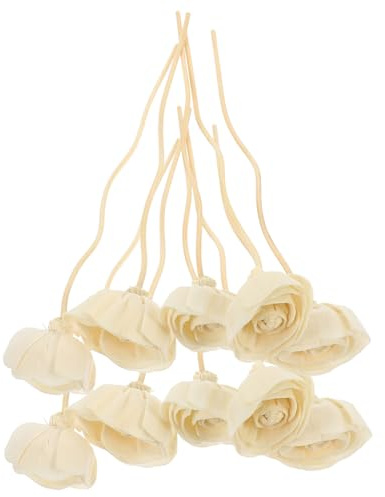 VALICLUD 10 Stück Teiliges Duftstäbchen aus Sicherem Material Blumenförmig Gestaltete Aromatherapie Sticks Porös für Gleichmäßige Duftabgabe Dekorativ und Passend für Ätherische Öle