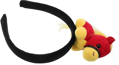 Cartoon sternzeichen pferd stirnband Haarschmuck Tier stirnband Silvester Neujahrshaarzubehör
