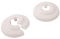 Sanitop-Wingenroth Klapprosette für Rohrsysteme 15 mm oder Typ 1/4 '' 2er-Set Rosette Abdeckung für Heizungsrohre Außendurchmesser: 49 mm Kunststoff weiß 19217 0