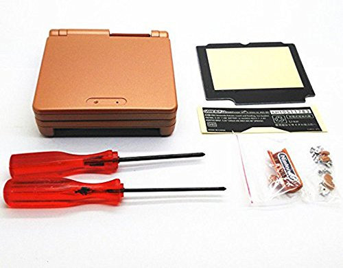 Gehäuse Shell Case Cover + Werkzeug für GBA SP Gameboy Advance SP Repair Teil (orange)