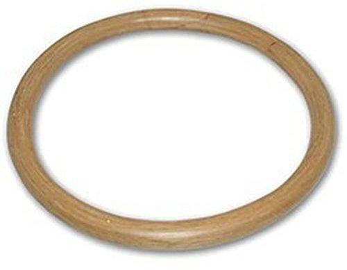 Sandsack, Stahlring & Bambus Rattan Ring, Trainingsbeutel Wandmakiwara Wing tsun Chun (Rattan Ring-35CM)