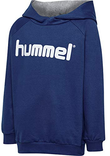 hummel Unisex Kinder Hmlgo Kids Cotton Logo Hoodie Kapuzenpullover, True Blue, 116 EU