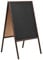vidaXL Tafel Beidseitig Holz 60x80cm Kreidetafel Aufsteller Kundenstopper