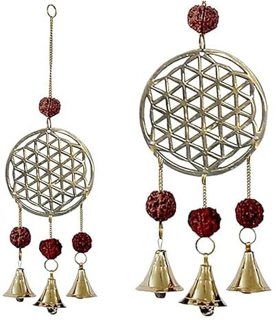 1 Stück Windspiel Blume des Lebens - 27 cm