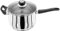 Judge Vista Stainless Steel Extra Large Saucepan with Helper Handle 22cm 4L, Shatterproof Vented Glass Lid, Induction Ready, Oven Safe, 25 Year Guarantee