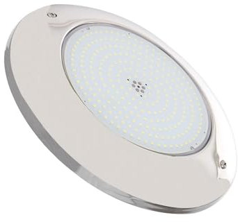 LEDKIA LIGHTING - Foco Piscina Superficie LED Sumergible | 12V DC | Acero Inoxidable IP68 | 20W | 6000K Blanco Frío | 2000 lm | Durabilidad 40,000 Horas | Multicolor