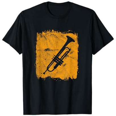 Vintage Trompete Geschenk Musiker Blues Retro T-Shirt