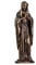 BeautifulGreekStatues Statue der Jungfrau Maria Madonna aus kaltgegossener Bronze, 30 cm