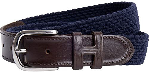 HACKETT LONDON Herren Parachute Belt Gürtel, Blue (Navy), S