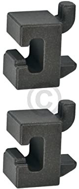 Socket compatible con Siemens 00637443 Soporte de cerámica delantero para rejilla de accesorios horno con microondas 2 unidades