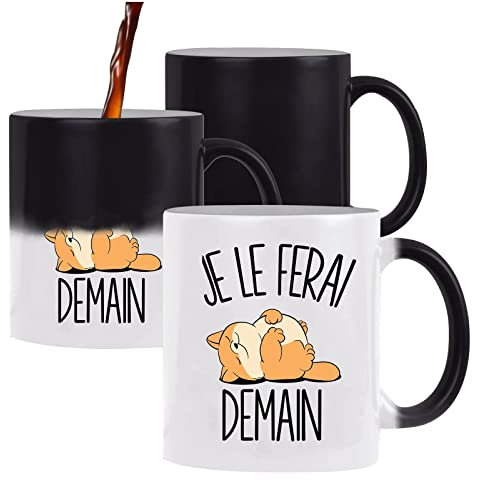 Mug Magique Gros Chat Je le ferai demain
