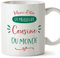 Mugffins Tasses pour COUSINE - En Français - Cadeau original pour COUSINE - MERCI MEILLEURE FAMILLE - 11 oz