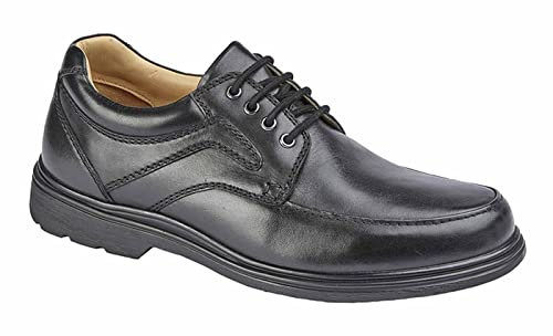 Roamers Dermot Mens Extra Wide Fit Shoes Black