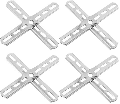 LABRIMP 4 Pièces Lustre Plafonnier Montage Fer Raccords Barre Transversale Plaque Murale Pièces Montage Lumières Suspension pour Supports Chasse d'eau Universel Croix Et Mm Fit Support