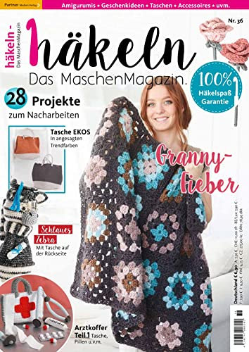 Häkeln-das Maschenmagazin 36/2023 Granny Fieber mit 28 Projekte zum Nacharbeiten