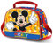 gh TOPOLINO Borsa Termica Porta Pranzo Mickey Mouse 3D Bimbo Bambino con Borsa Portapranzo Merenda con Tracolla Asilo Scuola Materna Elementare coloprata