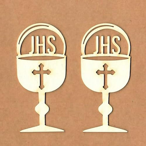 KORA projects Chipboard – Stampi in cartone pressato per Scrapbooking e Artigianato - Calice JHS
