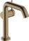 hansgrohe Tecturis S Fine - Waschtischarmatur ohne Ablauf, energiesparend (CoolStart), Wasserhahn Bad mit Auslauf Höhe 150mm, Mischbatterie Waschbecken wassersparend (EcoSmart+), Brushed Bronze