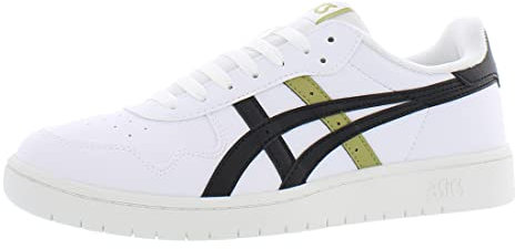 ASICS Herren Japan S Sportstyle Schuhe, Weiß/Schwarz/Gold, 42 EU