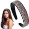 Haarreifen Damen mit Glitzer - Strass Stirnbänder Kristall Mode Haarband Bling Stirnband Glitzer Haarband für Frauen Mädchen 2519