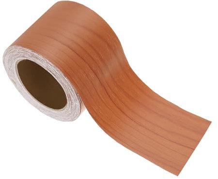 PATIKIL Cinta de Reparación de Grano de Madera 2 x33ft Cinta Adhesiva Autoadhesiva con Textura Realista para Reparar Pisos Puertas Mesas Armarios Escritorios Cerezo Rojo