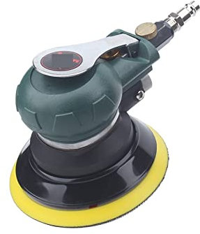 Poliermaschine mit variabler Geschwindigkeit Luft-Exzenterschleifer 5 Zoll 4,8 mm pneumatische Exzenter-Orbit-Poliermaschine for die Holzbearbeitung von Autos für Schleifen und Polieren von Autos und