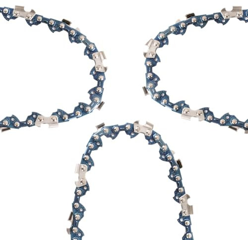 Paquete de 3 cadenas de motosierra de 12 pulgadas SW-R45.3/8 pulgadas LP Pitch-.043 pulgadas calibre -45 eslabones de transmisión, compatible con DCCS620.DCCS620BDCCS620P1.DCCS620BR.DWO1DT612.Ryobi