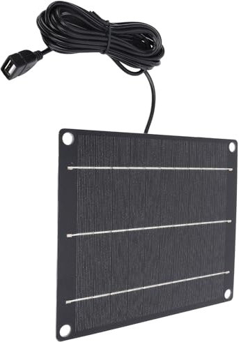 Fuente Solar con un Panel SIL Monocristalino de 6W para Jardín Al Aire, Césped y Bomba con Terraza para la Decoración del Paisaje