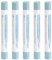 sourcing map 5pcs Wood Filler Sticks Wooden Wax Touch Up Furniture Repair Crayons for Scratch Hole Wood, Light Blue