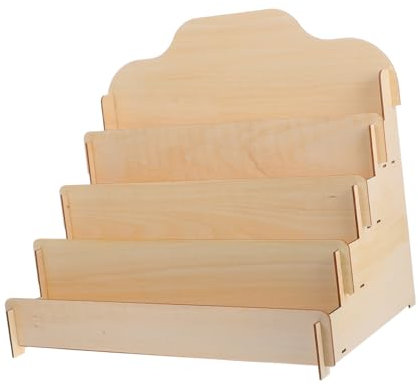 Uonlytech Holz Grußkartenständer für Postkarten und Aufkleber, Stabil