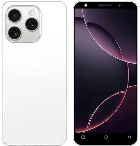 JoyHandy Unlocked 4G Smartphone, 5.0 HD Display, 16GB (Scalable up to 128GB), Dual SIM Dual Camera, Android 10.0 OS, Support WIFI/Bluetooth/GPS/Face ID Cheap Mobile Phone (White)