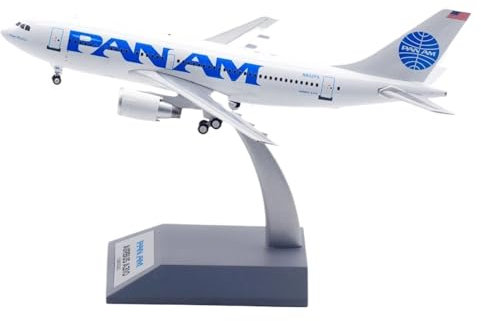 Alloy Collectible Plane Gift 1 200 For PAN AM Airbus A310-300 Diecast Aircraft Jet Model N802PA With Stand Miniatures Set