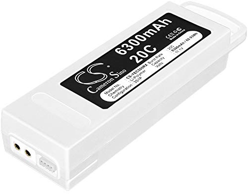 CS-YEC500RX Akku 6300mAh Kompatibel mit [Yuneec] Q500, Q500 4K, 4K Typhoon RC Drone, RC Drone, Q500+, Q500+ Pro, Typhoon