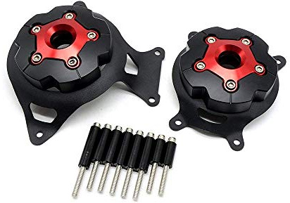 MZ-STORE Z800 Z750 Moto Moteur Protection du Stator pour Z800 2013 2014 2015 2016 Z750 2008-2016(Rouge)