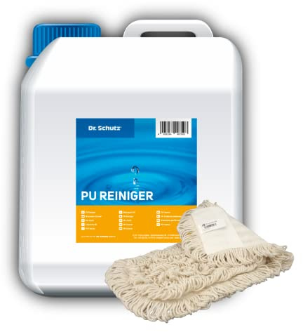 Trevendo® Set - Dr. Schutz PU Reiniger, 10 Liter inkl. Wischmopp