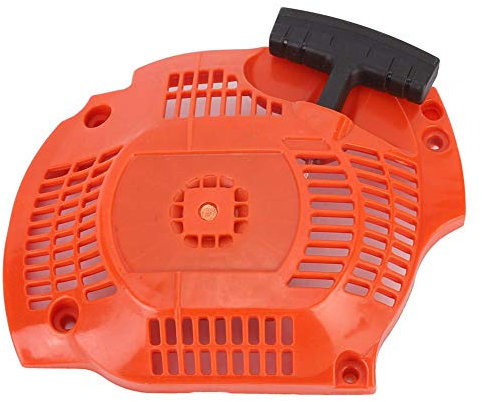 Fdit Kettensägenanschlüsse Benzinsägezubehör Starter Handablage Anlasserzubehör Ersatzteil Passend für HUS445/450 MEHRWEG VERPAKUNG