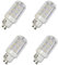 LED Leuchtmittel 4W GU10 3000K Warmweiss 230V 400lm Klar, Zylinder Form, Raumlicht, 270 Grad, Maxiflood, ersetzt 40W Halogen, Corn, Röhre (4ER PACK- Warmweiss)
