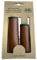 Fahrradgriffe Kunstleder ABI Lenkergriffe Set 22 x 95 / 120mm braun