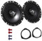 JVC CS-J1720X Lautsprecher mit Einbauset passend für Opel Astra H ab 2005 Türen vorne 600 W 170mm 2 Wege Koax