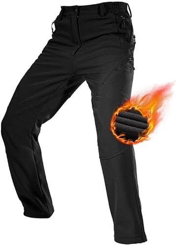 FREE SOLDIER Herren Winter wasserdichte Skihose Jagd Outdoor Hose Winddichte Thermohose Winterhose Softshellhose zum Klettern und Wandern