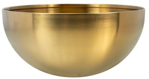Operitacx Edelstahl-R¨¹hrsch¨¹ssel, 15 cm kleine Edelstahlsch¨¹ssel, Suppen-M¨¹slisch¨¹sseln, Salatsch¨¹sseln, koreanische Suppe, Reis, Nudeln, Ramensch¨¹ssel, K¨¹che, Lebensmittelbeh?lter, goldfarben