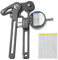 SPORTARC Speichenspannungsmesser, Fahrrad, Speichenspannungsmesser, Radherstellung, Werkzeug, Drahtspannung (schwarze elektronische Uhr)