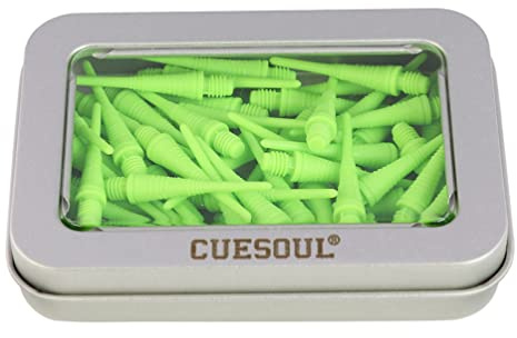 CUESOUL 2BA Soft Tip Dart Points 100-Count